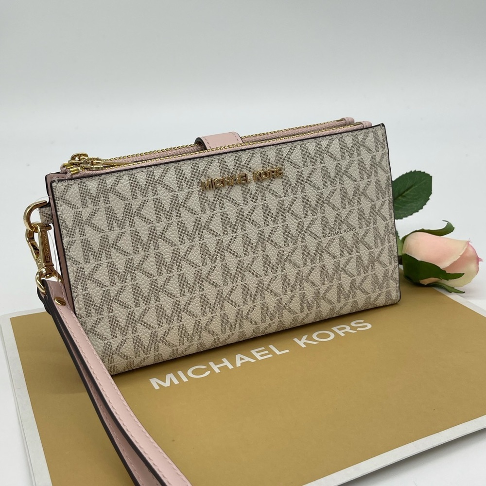 Michael Kors Large Double Zip Wallet Wristlet